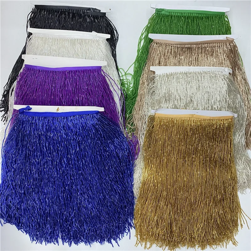Beaded Trim Fringe - 5meters/lot beautiful trim Polyester beads Lace