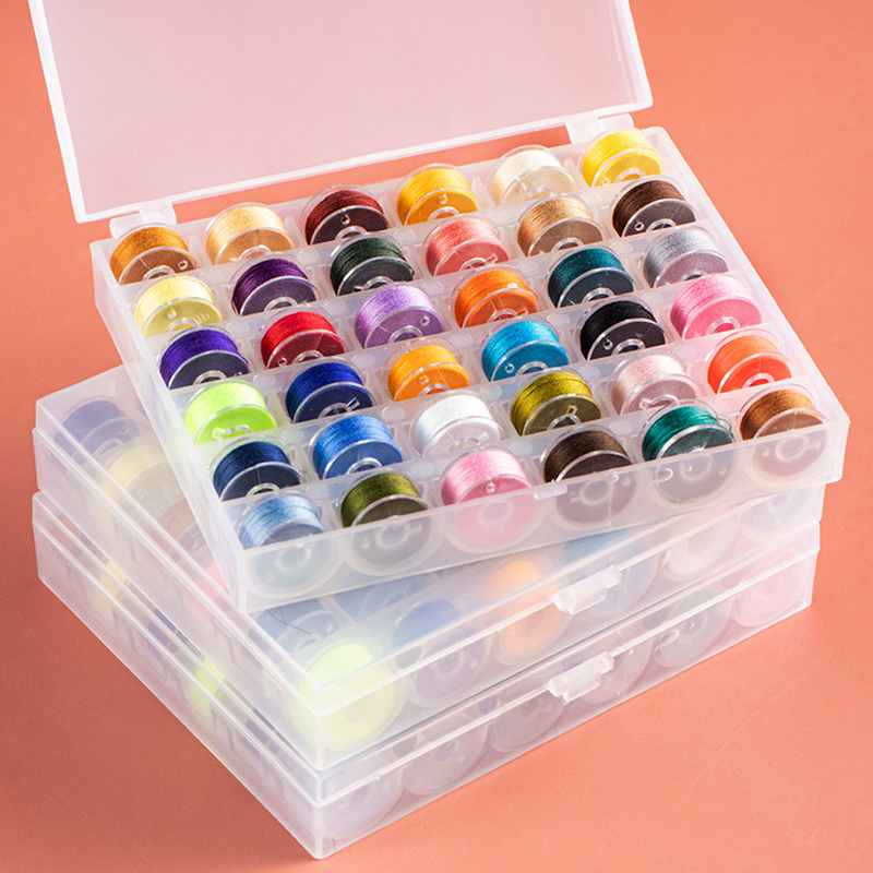 New【Sewing Bobbins Box Set Sew - огляд і ціна Craft Embellishment Storage
