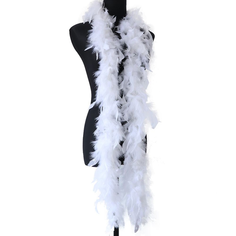2 Yards Fluffy White Feather B - огляд і ціна Feather Trim Marabou
