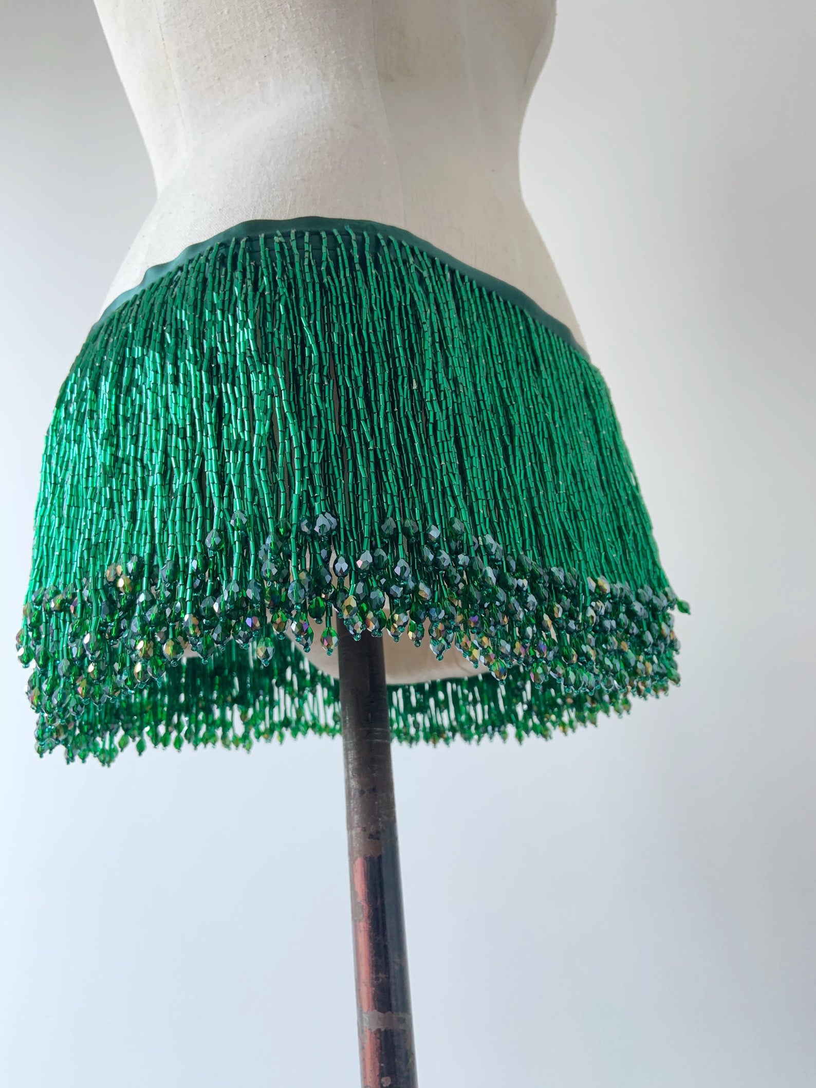 1 Yard Green Bead Fringe Tasse - огляд і ціна Beaded Trim Fringe