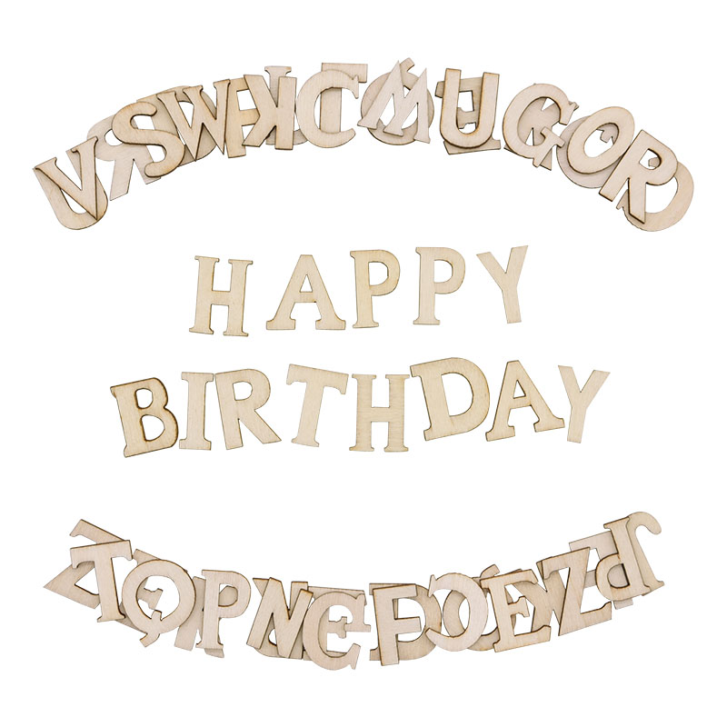 100pcs Letters Wooden Alphabet - огляд і ціна Craft Embellishment