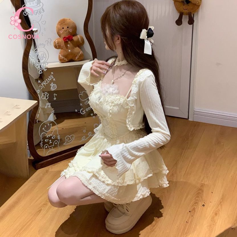 Sweet Lolita Camisole Dress Se - огляд і ціна Elastic Lace Trim