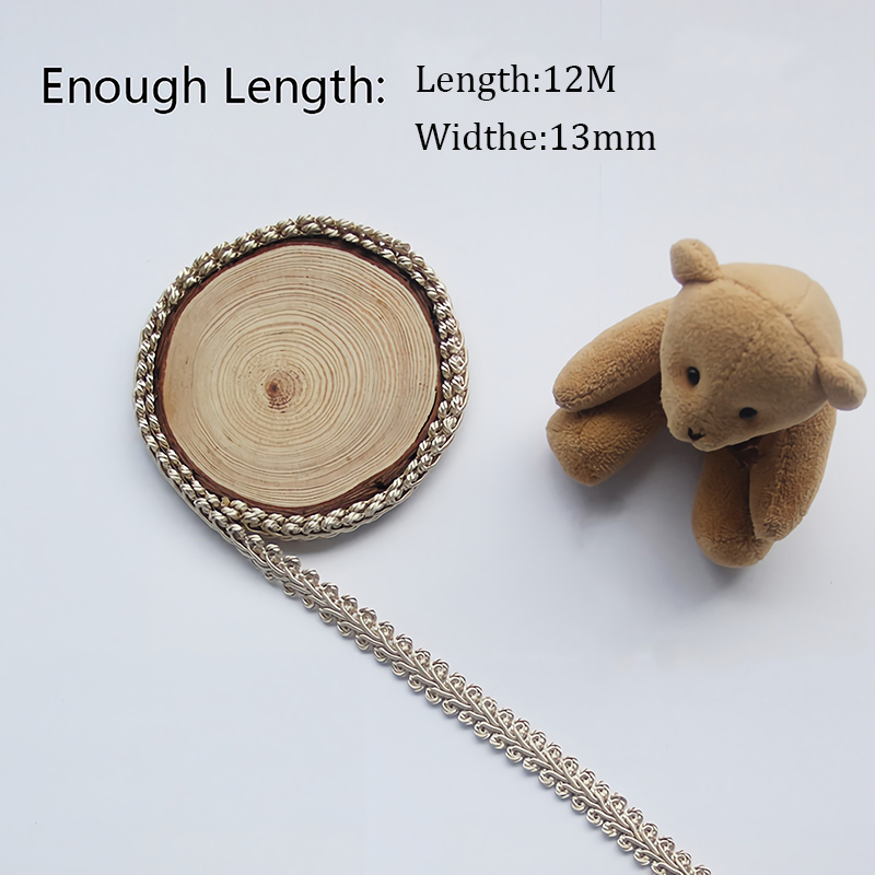 12M Braid Trim  French Gimp Ba - огляд і ціна Fringe Ribbon Sewing