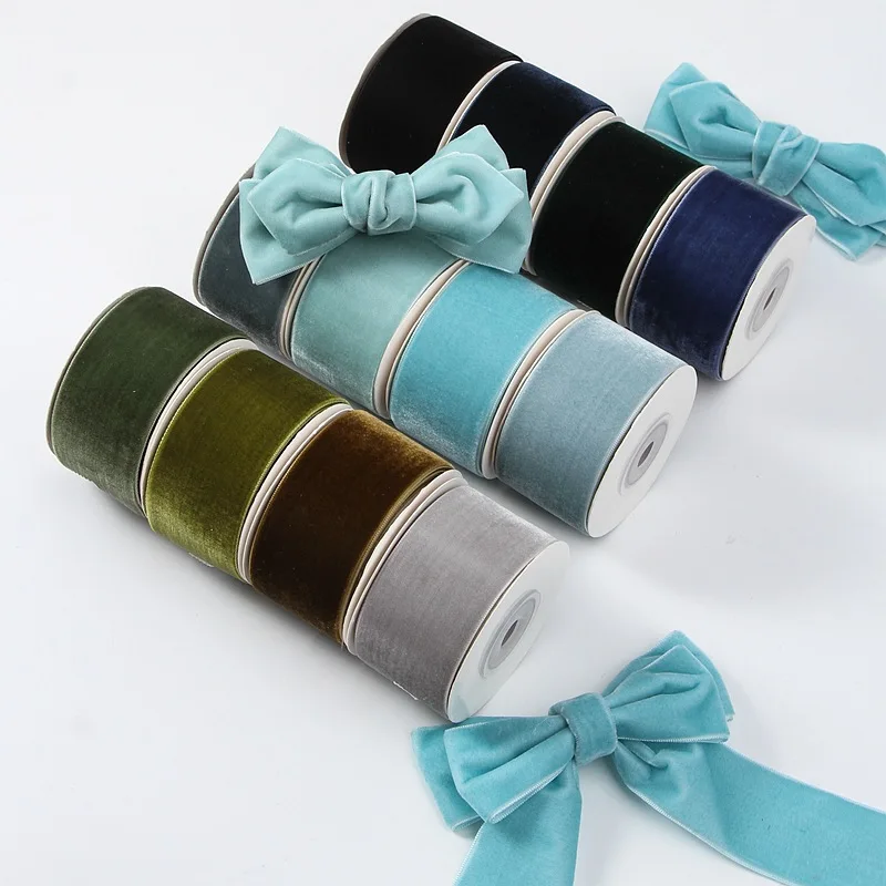 Classic 5yards 6mm-38mm Single - огляд і ціна Velvet Ribbon Roll