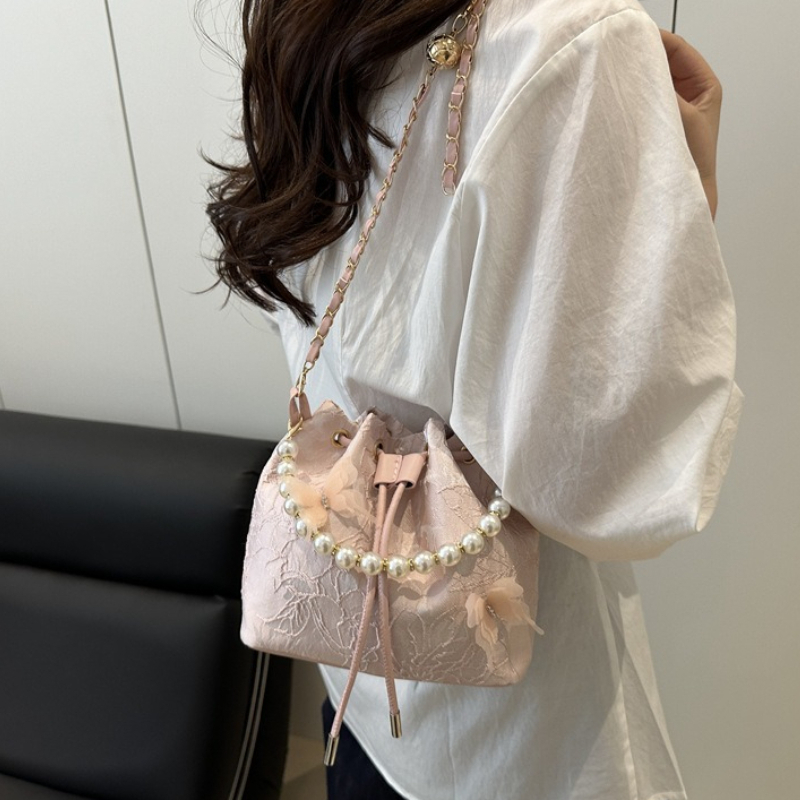 Elegant Lace Drawstring Handba - огляд і ціна Beaded Trim Fringe