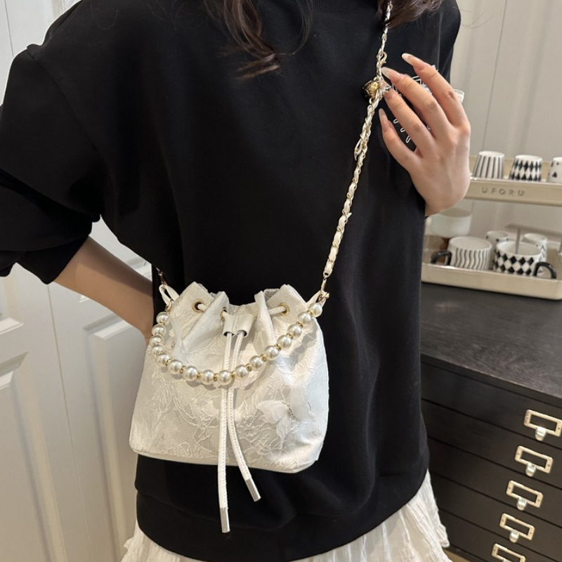 Elegant Lace Drawstring Handba - огляд і ціна Beaded Trim Fringe