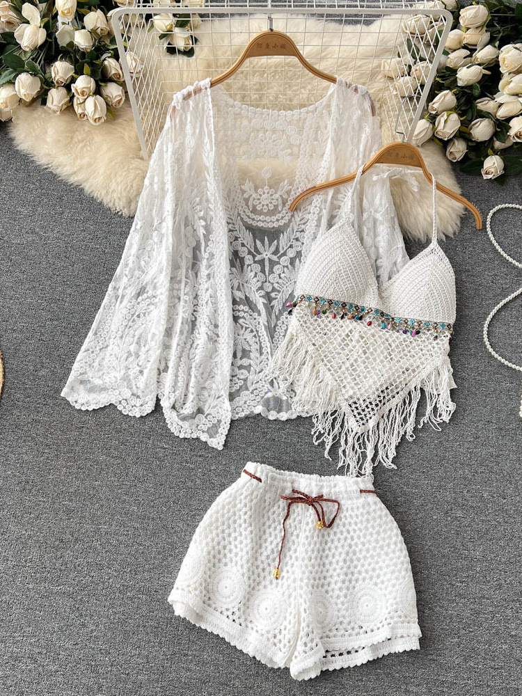 Summer New Holiday Suit Women' - огляд і ціна Tassel Fringe Trim