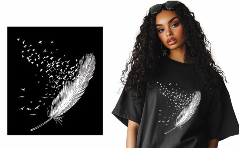 Colorful Feather Bohemian Iron - огляд і ціна Embroidery Craft