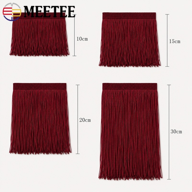 5/10Yards 10-30cm Red Tassel F - огляд і ціна Fringe Ribbon Sewing