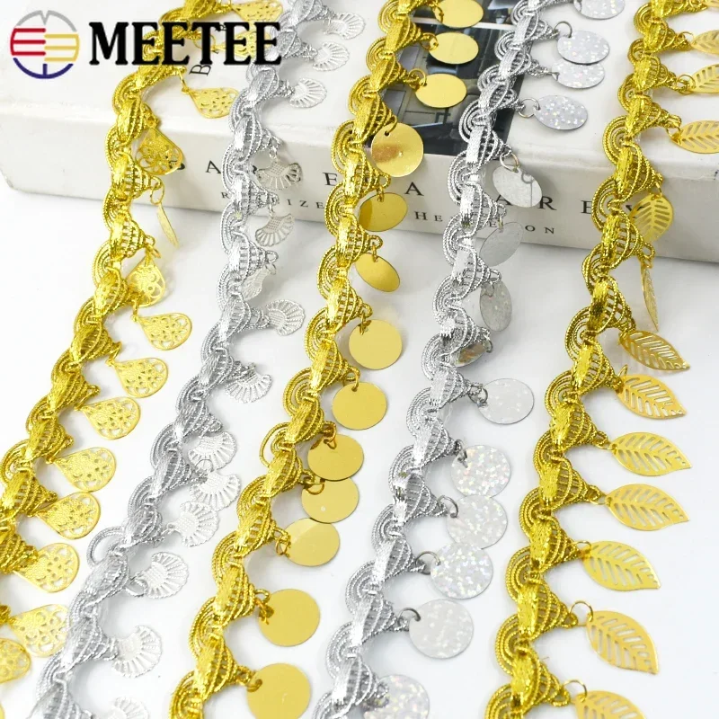 4/9Yards 3-5.5cm Sequin Tassel - огляд і ціна Fringe Ribbon Sewing