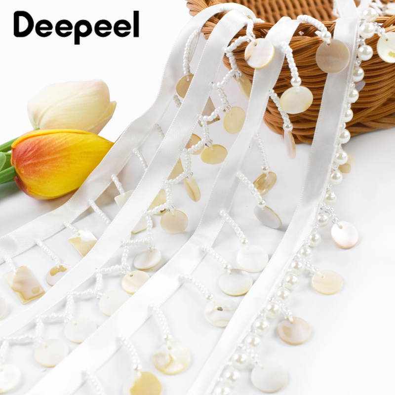 4/10Yards 3/4cm Beaded Pendant - огляд і ціна Beaded Trim Fringe