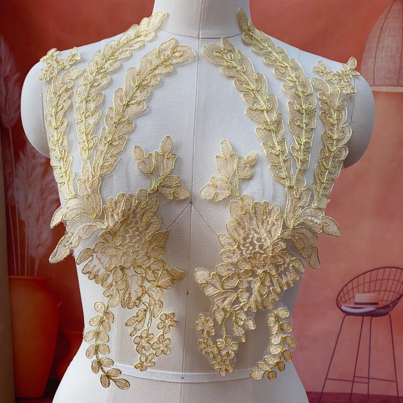 Gold Lace Trim for Wedding DIY - огляд і ціна Craft Embellishment