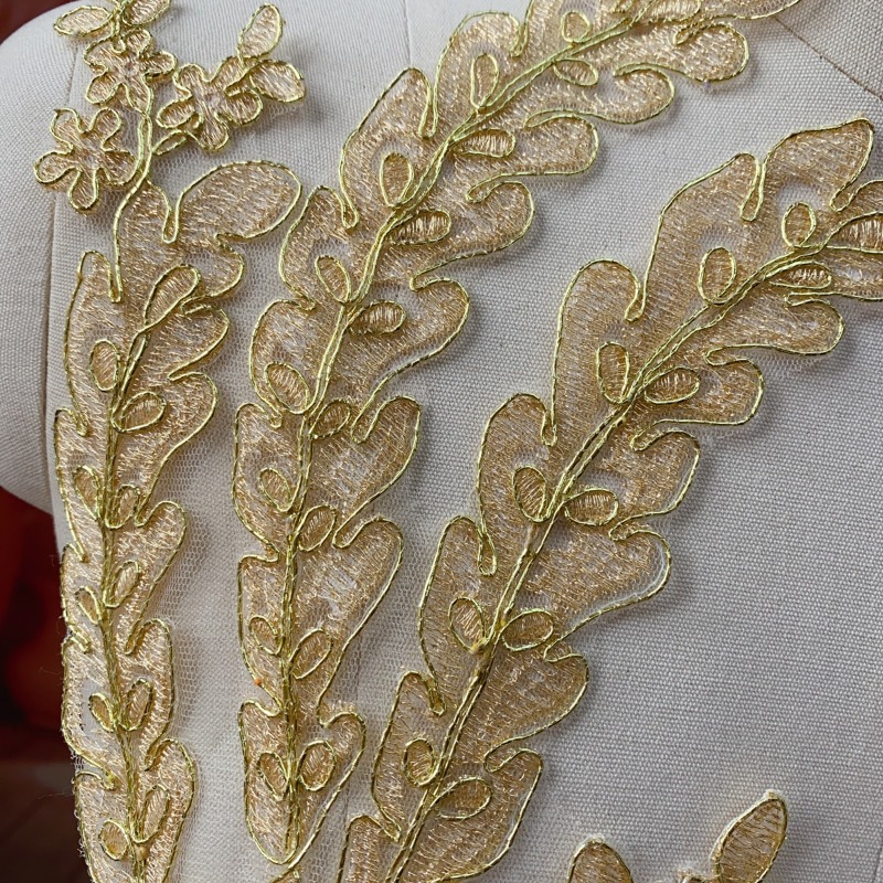 Gold Lace Trim for Wedding DIY - огляд і ціна Craft Embellishment