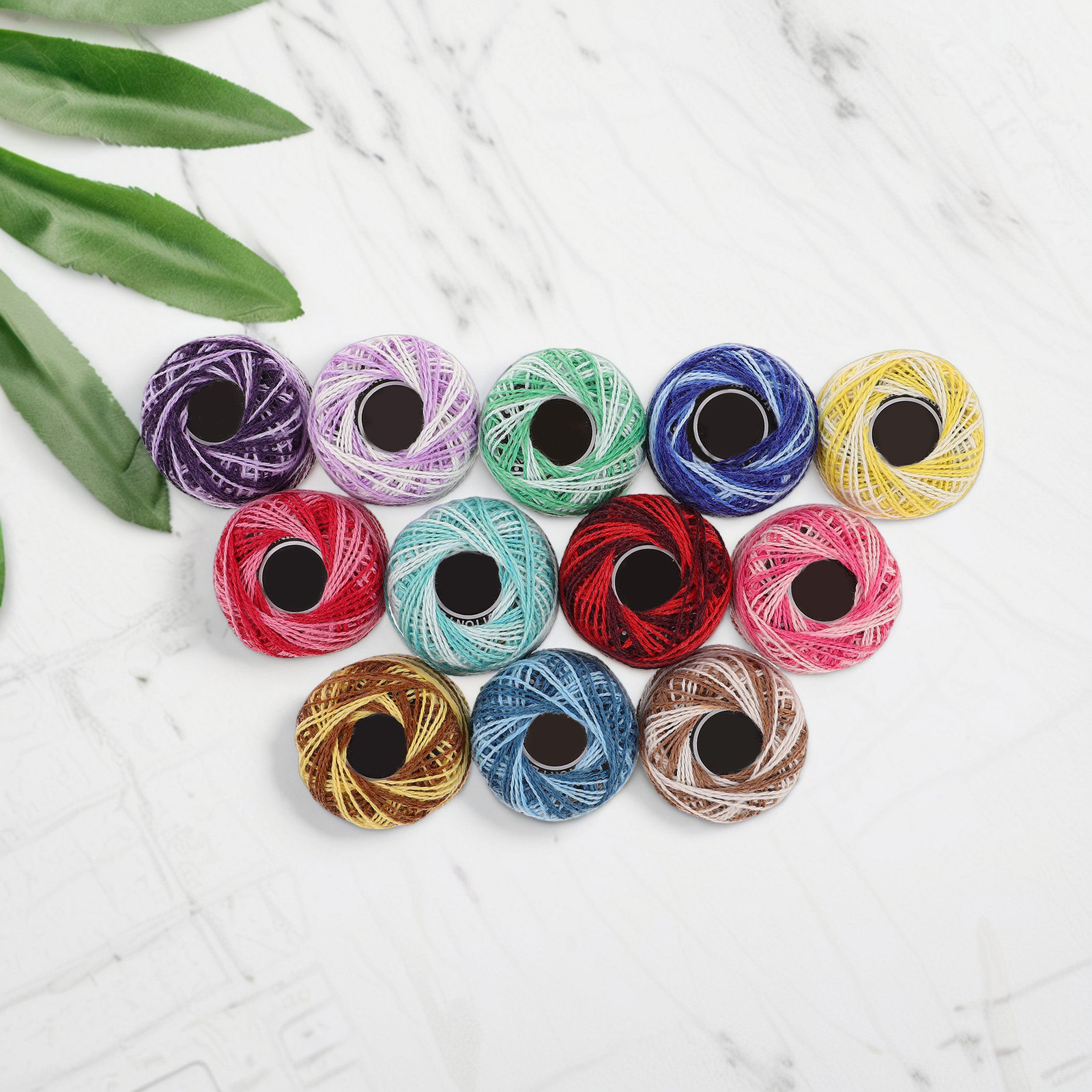 12Pcs Colorful Cotton Embroide - огляд і ціна Embroidery Craft