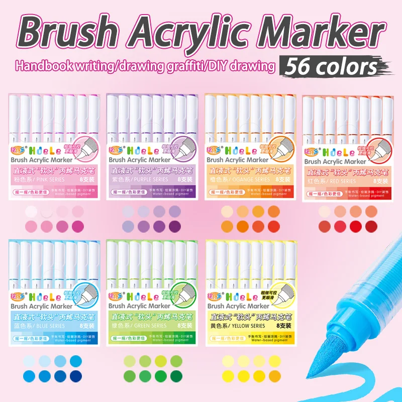Hdele 8~120 Colors Acrylic Mar - огляд і ціна Copic Marker Sketch