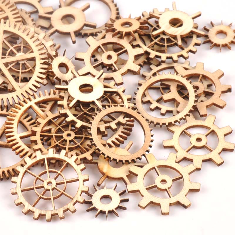 20-40mm 36pcs Unfinished Wood  - огляд і ціна Craft Embellishment