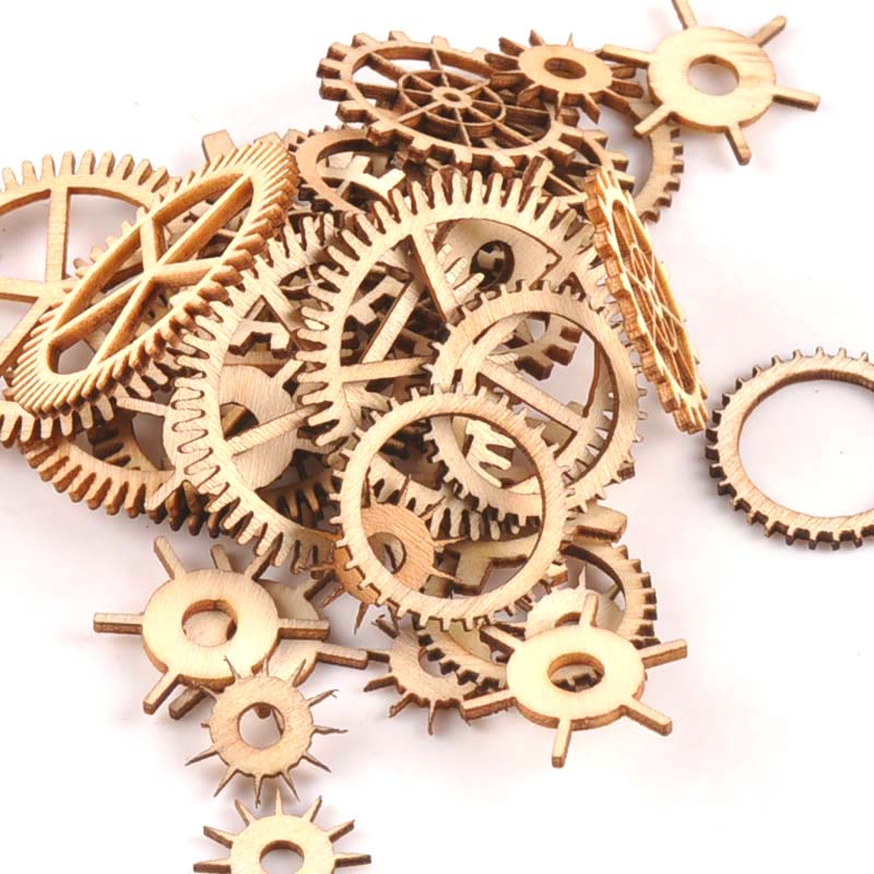 20-40mm 36pcs Unfinished Wood  - огляд і ціна Craft Embellishment