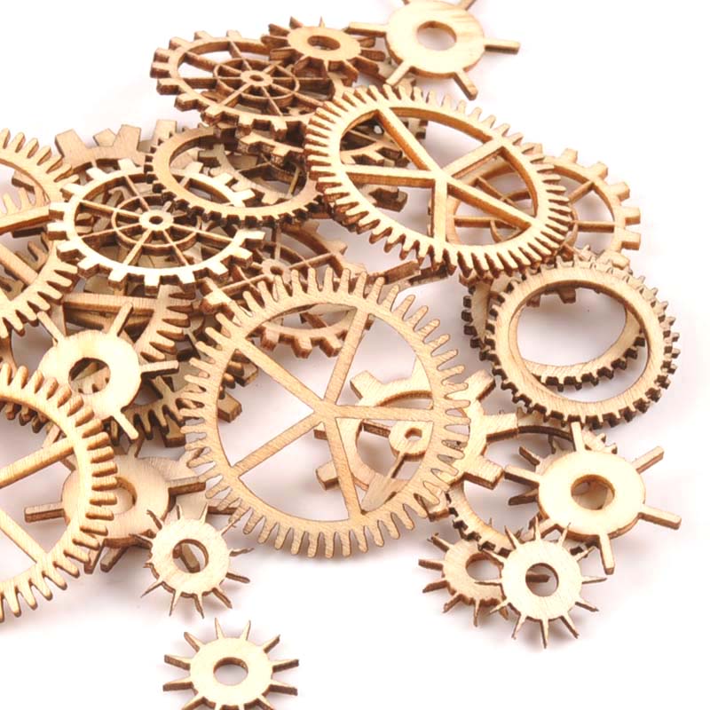 20-40mm 36pcs Unfinished Wood  - огляд і ціна Craft Embellishment