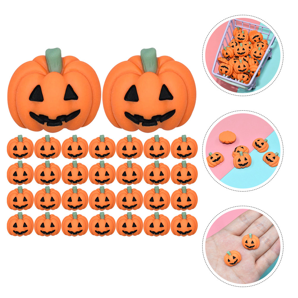 50Pcs Mini Resin Pumpkin Charm - огляд і ціна Craft Embellishment