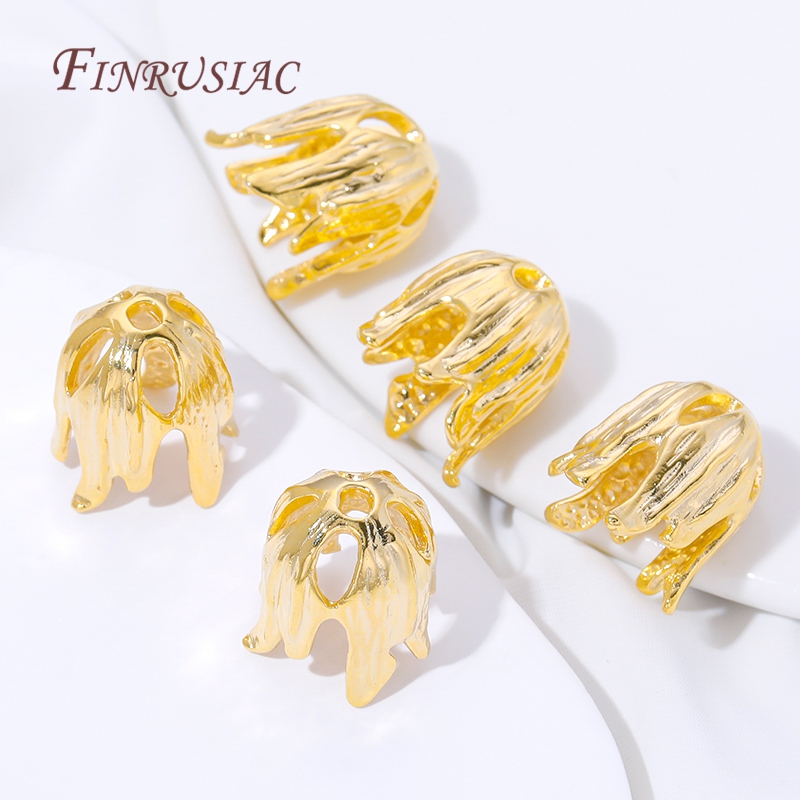 18K Gold Plated Tassel End Cap - огляд і ціна Beaded Trim Fringe