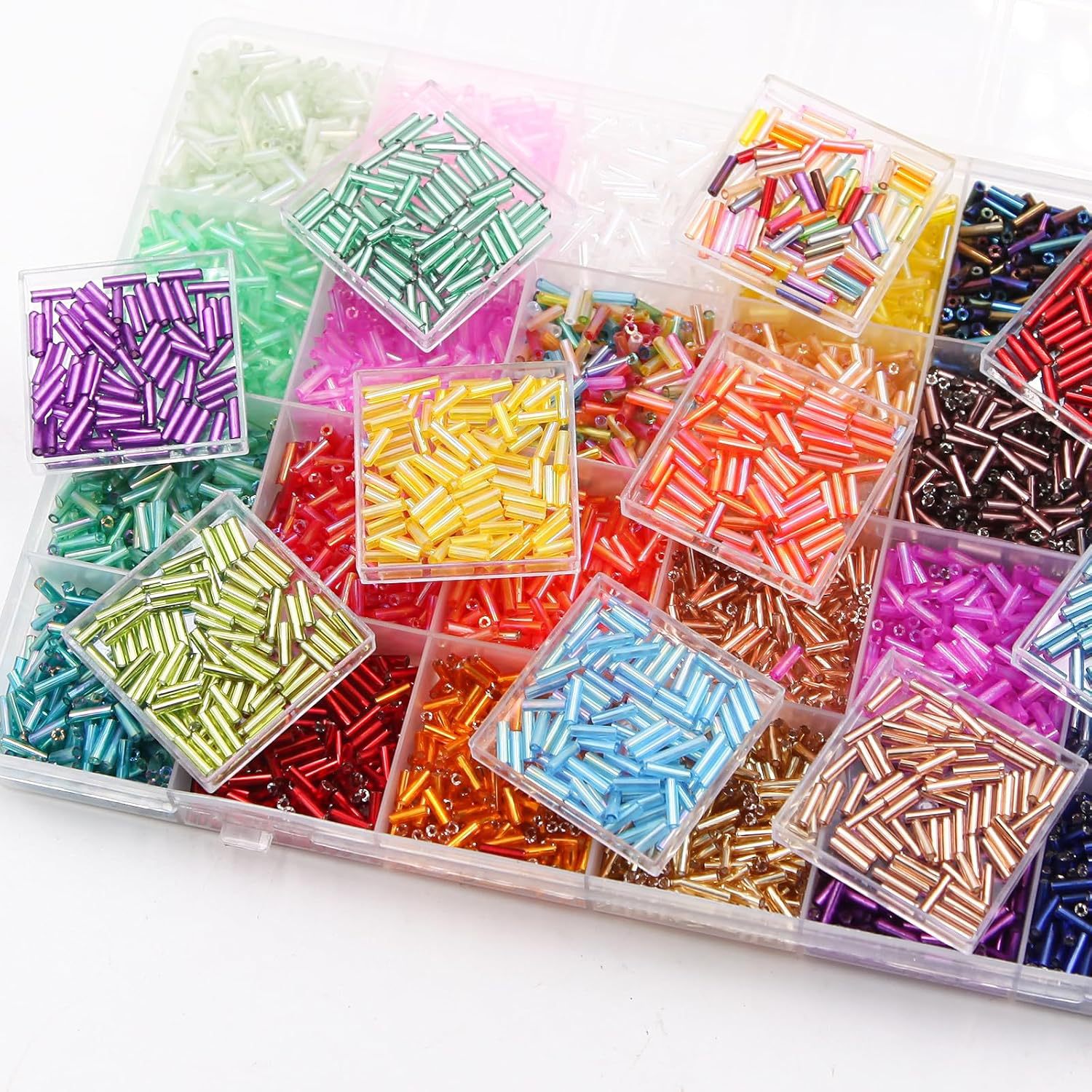 About 6720Pcs/Box 7mm 28 Color - огляд і ціна Craft Embellishment Storage
