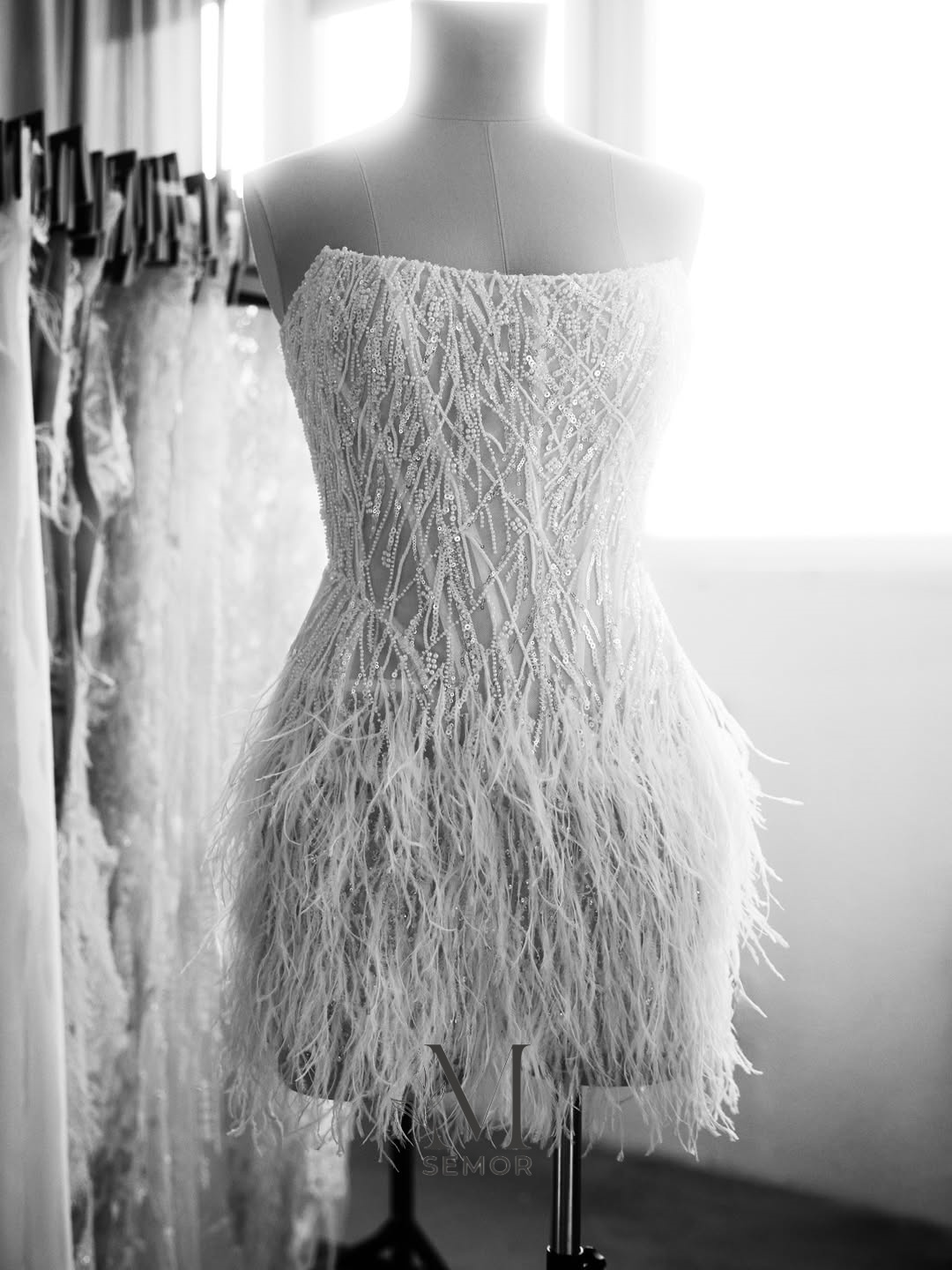 Semor Exquisite Short Wedding  - огляд і ціна Tassel Fringe Trim