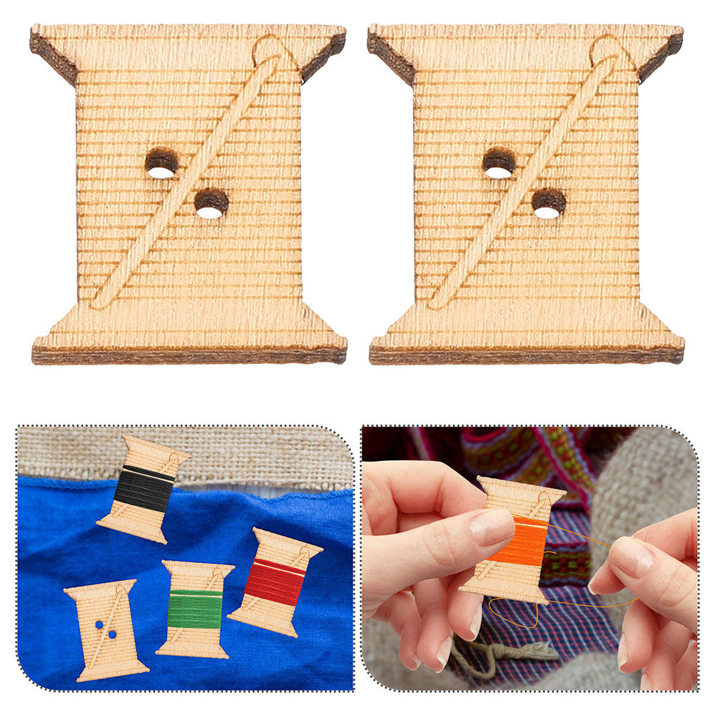 100Pcs Wooden Sewing Machine T - огляд і ціна Embroidery Craft
