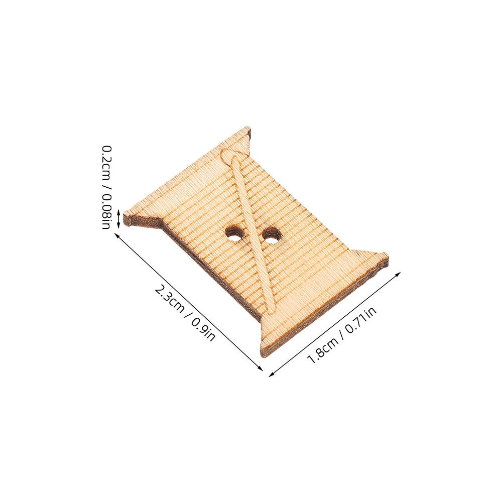 100Pcs Wooden Sewing Machine T - огляд і ціна Embroidery Craft